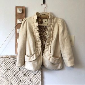 Anthropologie Elevenses Boucle de Souffle Coat